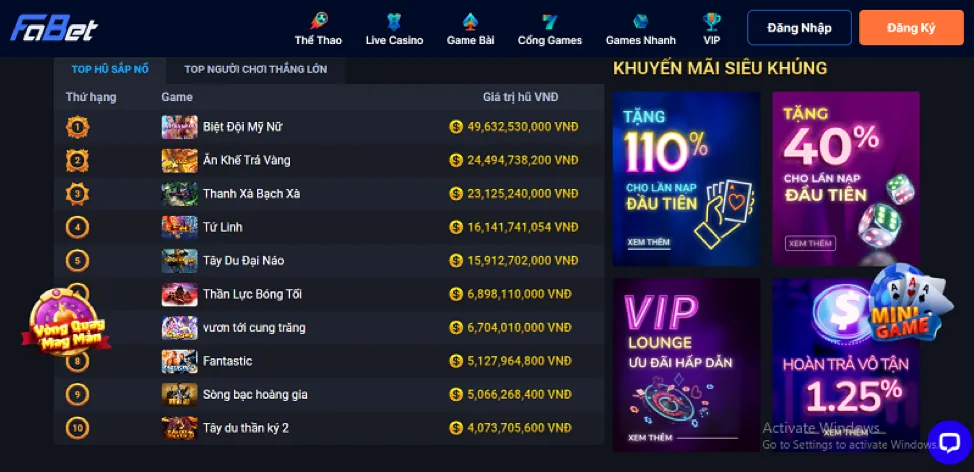 Quy trình rút tiền nhanh chóng mm9 win